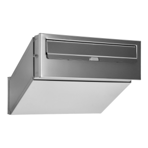 SAMOA mailbox pass-through mailbox with cylinder lock, inox